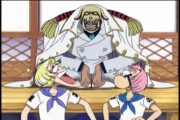 Image result for one piece coby and helmeppo ARC